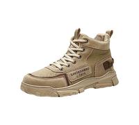 Style De Mode Hommes Respirant Confortable Loisirs Couleur Unie Sport Bottines Chaussures D' Mocassins