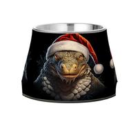 Style De NoëL Mignon Komodo Gamelles Antidérapantes pour Chiens,en Acier Inoxydable Empilables pour Chiots