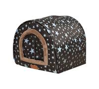 Style de refuge chauffant pour animaux - Niche pour chien en tissu épais - Refuge pour chiots dans une niche froide et extérieure - Niche de protection pour chien - La maison pour animaux de compagnie