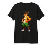 Style de Remise en Forme Hirsch T-Shirt Haut de Gamme