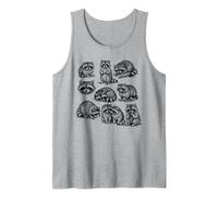 Style de Tatouage d'illustration Vintage de la Faune des Débardeur