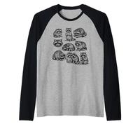 Style de Tatouage d'illustration Vintage de la Faune des Manche Raglan