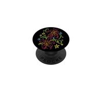 Style de Tatouage Y2K Orchidée des années 90 PopSockets PopGrip Adhésif