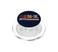 Style de Texte Vintage Gen X 1970 Retro Generation Xer PopSockets PopGrip pour MagSafe