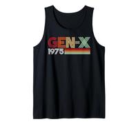 Style de texte vintage Gen X 1975 Retro Generation Xer Débardeur