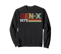 Style de texte vintage Gen X 1975 Retro Generation Xer Sweatshirt
