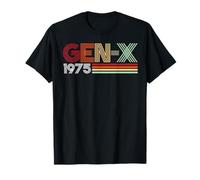 Style de texte vintage Gen X 1975 Retro Generation Xer T-Shirt