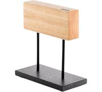 Style de Vie Bloc à couteaux - Magnétique - Bois de chêne