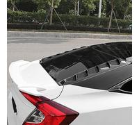 Style De Voiture Arrière Quart Fenêtre Évent Scoop Persienne Panneau Couverture Garniture pour Civic Berline 2016-2021 Sportif(3)