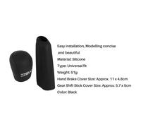 Style De Voiture Universel De Frein À Main PoignÉEs Durable De Voiture DÉCoration IntÉRieure Gear Shift Collars Silicone Vitesse Shift Bouton