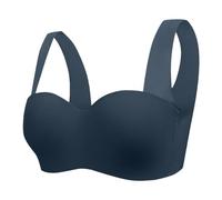 Style débardeur avec petit agrandissement de la poitrine et bonnets épais pour éviter un soutien-gorge affaissé, Marine, B