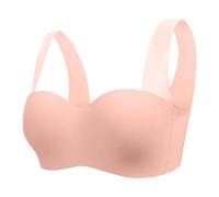Style débardeur avec petit agrandissement de la poitrine et bonnets épais pour éviter un soutien-gorge affaissé, Rose, B
