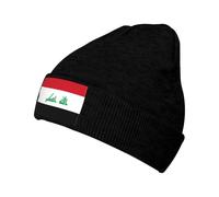 Style Décontracté Bonnet Chaud Tricoté À Imprimé Irak Drapeau Unisexe Décontracté Anti Vent Pliable Élastique Doux Confortable Quotidien Mode Patriotique