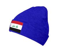 Style Décontracté Bonnet Chaud Tricoté À Imprimé Irak Drapeau Unisexe Décontracté Anti Vent Pliable Élastique Doux Confortable Quotidien Mode Patriotique