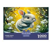 Style Dessin animé Mignon Puzzle 1000 Piece pour Adultes Enfant, Puzzle 1000pcs Jeu Éducatif Défi Jouet Jeu D'adresse pour Toute La Famille 70x50cm/1000pcs