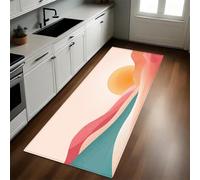 Style Dessin Animé Tapis de Cuisine 60 x 180 cm collines désertiques abstraites Antidérapant Lavable Absorbant Devant Évier Tapis Long pour Couloir, Entrée, Salle de Bain