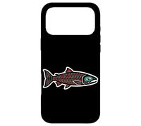 Style du Pacifique Nord-Ouest : Cycle de Vie du Saumon sacré, Esprit de rivière Coque pour iPhone 17 Pro Max