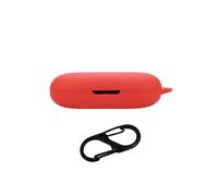 (Style E-Rouge) étui de protection en silicone pour casque 1MORE S30 avec boucle - Rouge