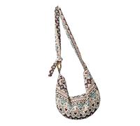 Style ethnique Sac à bandoulière pour femme Sac à bandoulière Simple Messagers Mode Shopping Toile Navettage Femme Style ethnique Bandoulière Tendance Voyage, Es23001 2, One Size