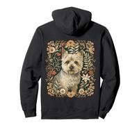 Style Floral de Norwich Terrier William Morris Sweat à Capuche
