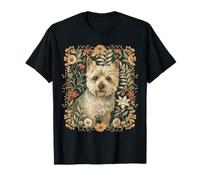 Style Floral de Norwich Terrier William Morris T-Shirt