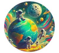 Style Galactique Puzzle Adultes 1000 Pièces Cool Galaxy Impossible Défi Jeu Puzzle Famille Cadeaux Femmes (67.5x67.5cm)
