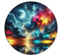 Style Galactique Puzzle pour Adultes 1000 Pièces Cool Galaxy Impossible Difficile pour Toute La Famille Décoration Familiale (67.5x67.5cm)