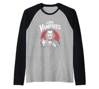 Style gothique « I Love Vampires » Manche Raglan