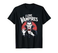 Style gothique « I Love Vampires » T-Shirt