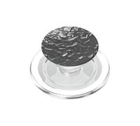 Style Graphique Abstrait Vagues flottantes Gris Moderne PopSockets PopGrip pour MagSafe