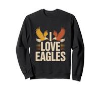 Style Graphique I Love Eagles Soaring Sweatshirt