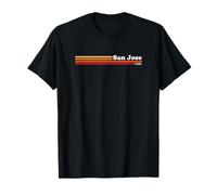 Style graphique vintage des années 1980 San Jose Californie T-Shirt