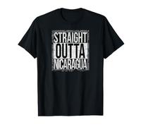 Style Grungy Tout Droit sorti du Nicaragua T-Shirt Graphique avec Valeur