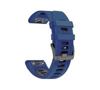 (Style H Garmin Fenix 7, Multicolor) Dual-color Watch Band for Garmin Fenix 7/Forerunner 965/955/945/935,Smooth Silicone Soft Strap+Yello