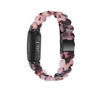 (Style I Fitbit Inspire HR-Multicolore) Bracelet de rechange ovale en résine pour montre connectée Fitbit