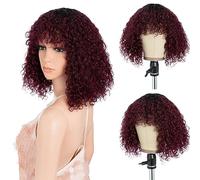 Style Icon Perruque de cheveux humains afro courts et bouclés pour femme noire, 30,5 cm, TT2/27
