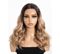 Style Icon Perruque synthétique bouclée de 43,2 cm avec dentelle à l’avant - En fibre résistante à la chaleur