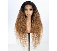 Style Icon perruques Lace Front Wigs Synthetique 71cm Longue Perruque Bouclée Devant En Dentelle Perruque Pour Femmes Fibres Résistantes À La Chaleur