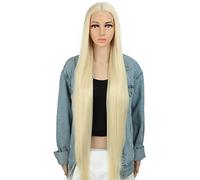 Style Icon Perruques Lace Front Wigs Synthetique 93cm Longue Perruque Raide Devant En Dentelle Perruque Droite Pour Femmes