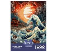 Style Japonais est Poubelle Puzzle 1000 Pièces Jouet Jeu D'Intelligence Décoration Intérieure Jeu Éducatif Challenge Toy Adultes Et Enfants À Partir De 14 Ans 38x26cm/1000pcs