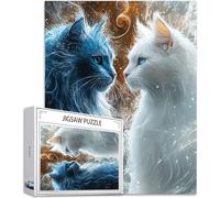 style japonais Puzzle 2000 Pièces Adultes, DIY Puzzle Chat Couleur Puzzles, Jigsaw Jeu éducatif effrayant, Ddifficile pour Adultes avec Emballage Cadeau for Decoration Chambre Murale, Cadeau, Model861