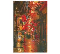 Style Japonais Puzzle Enfants 1000pcs, Puzzles en Bois- Kit Bricolage Relax Jeux pour Adolescents Et Adultes Cadeaux 78×53cm