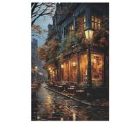 Style Japonais Puzzles 1000 Pièces Adultes, Puzzle en Bois Jeux D'adresse pour Toute La Famille,Jeu De Team Building,Cadeau pour Les Amis Ou Les Amants, (78×53cm)