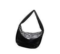 Style japonais Sac à bandoulière en cuir PU tendance Sac à main élégant pour le shopping ou les voyages Sac à main en cuir PU, Noir , One Size