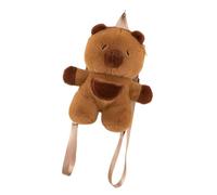 Style japonais Sac à dos de voyage pour fille Joli sac de poupées en peluche Animal de dessin animé Esthétique Rangement Styles japonais Voyage Lovely Dolls Cartoon Capybara