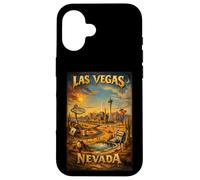 Style Las Vegas Nevada Dali Coque pour iPhone 16