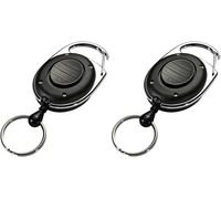Style LED Yoyo Reel Length 80 cm Belt Clip with Prisoner Ring Key Ring + LED Light Pack of 1 (Pack of 2)