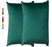 Style moderne Taie d'oreiller 50x70 40x60 30x50 Beige Taie oreiller 60x80 Housse de Coussin Canapé Velours noir Rectangle Throw Pillow Covers pour Salon Sofa Chambre Modernes Couverture oreiller(3 Dar