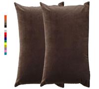 Style moderne Taie d'oreiller 50x70 40x60 30x50 Beige Taie oreiller 60x80 Housse de Coussin Canapé Velours noir Rectangle Throw Pillow Covers pour Salon Sofa Chambre Modernes Couverture oreiller(3Deep