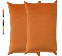 Style moderne Taie d'oreiller 50x70 40x60 30x50 Beige Taie oreiller 60x80 Housse de Coussin Canapé Velours noir Rectangle Throw Pillow Covers pour Salon Sofa Chambre Modernes Couverture oreiller(3 Lig